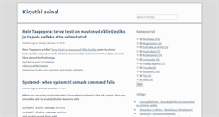 Desktop Screenshot of priit.joeruut.com